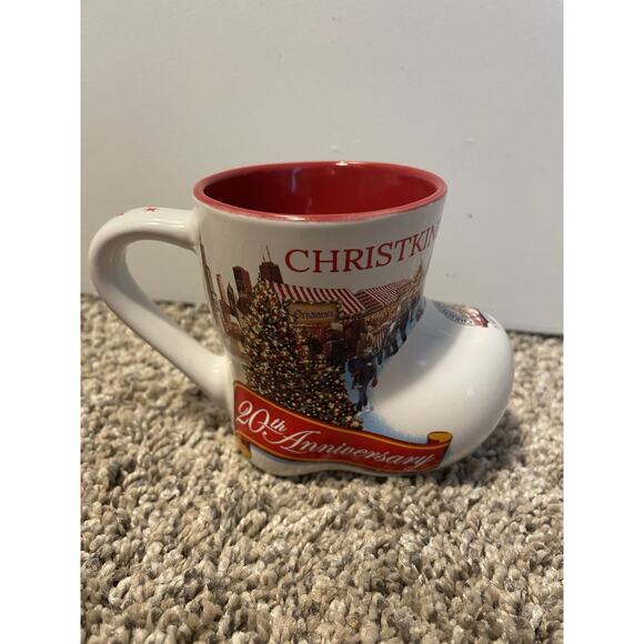 Christkindlmarket 2015 Chicago 20th Anniversary Christmas Market Boot Mug Cup - Picture 5 of 7